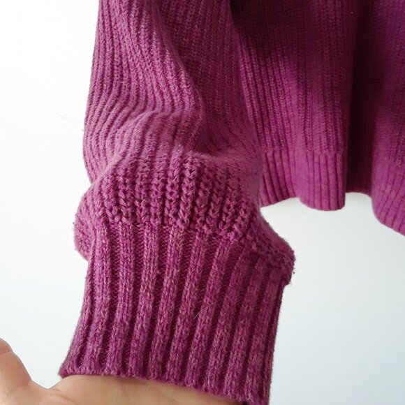 GAP 100% Cotton Slouchy Ribbed Sweater Large Tall - Picture 7 of 7